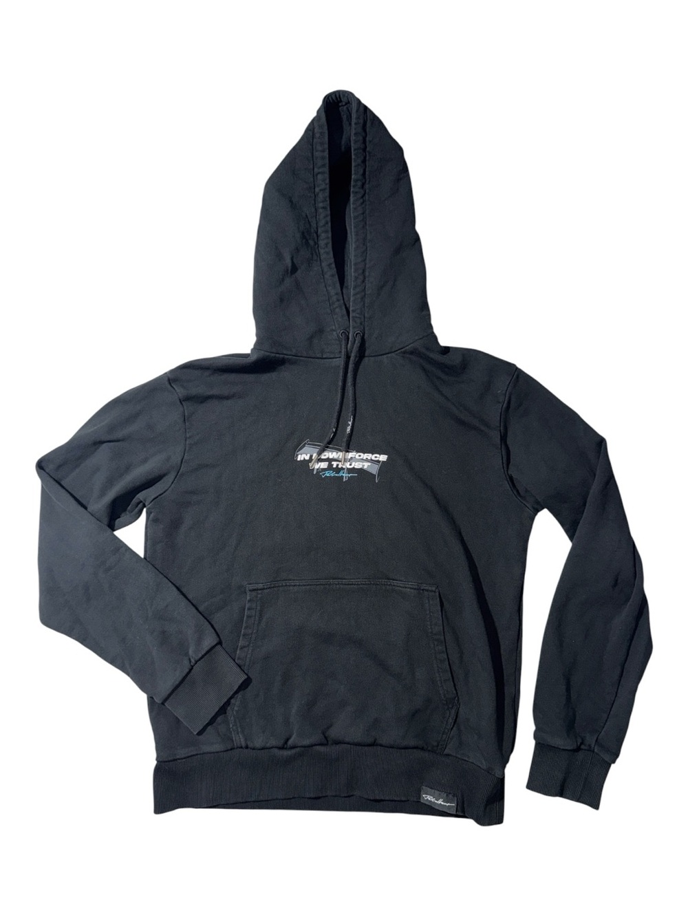 Petrolheart x Misha Charoudin mens M Medium black downforce car cotton hoodie